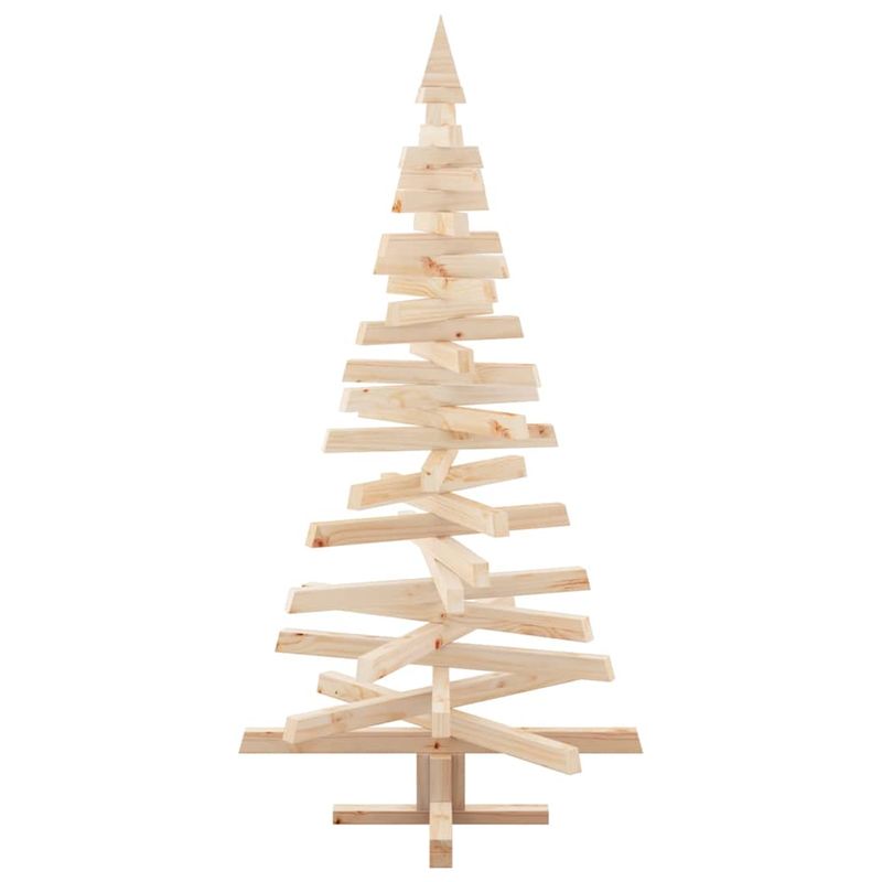 Casa si Gradina - Decoratiuni - Decoratiuni de sezon - Brazi de Craciun cu suport natural 150 cm Lemn masiv de pin - Infinity.ro