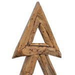 Casa si Gradina - Decoratiuni - Decoratiuni de sezon - Brad de Craciun cu suport Maro 90 cm Lemn masiv de tec - Infinity.ro