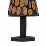 Casa si Gradina - Decoratiuni - Decoratiuni de sezon - Brad de Craciun cu suport Maro 120 cm Lemn masiv de tec - Infinity.ro