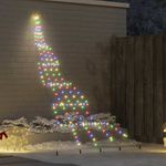 Casa si Gradina - Decoratiuni - Decoratiuni de sezon - Brad de Craciun LED cu 168 LED Multicolour 306 cm Metal - Infinity.ro