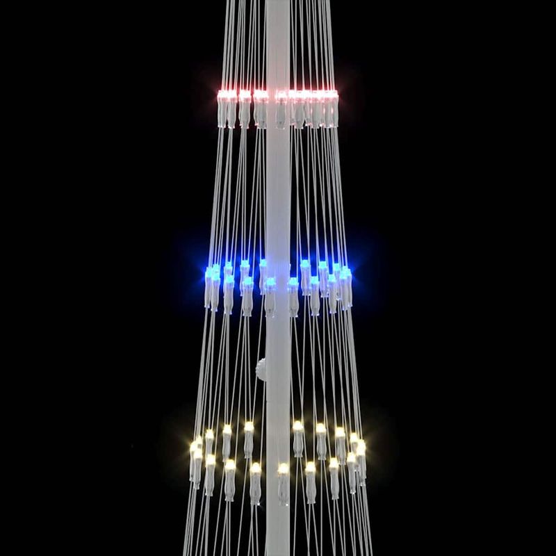 Casa si Gradina - Decoratiuni - Decoratiuni de sezon - Brad de Craciun LED Multicolour 51 x 51 x 190 cm Metal - Infinity.ro