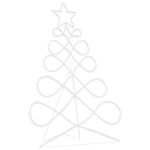 Casa si Gradina - Decoratiuni - Decoratiuni de sezon - Lumina in forma unui brad de Craciun Multicolour 80 x 56 cm PVC - Infinity.ro