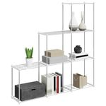 Casa si Gradina - Mobilier - Biblioteci si rafturi - Rafturi - Raft de depozitare cu raft alb 43 x 27 x 90 cm Aluminiu - Infinity.ro