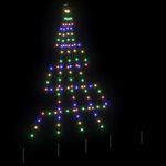 Casa si Gradina - Decoratiuni - Decoratiuni de sezon - Brad de Craciun LED cu 112 LED Multicolour 182 cm Metal - Infinity.ro