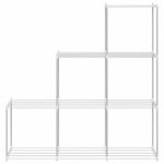 Casa si Gradina - Mobilier - Biblioteci si rafturi - Rafturi - Raft de depozitare cu raft alb 43 x 27 x 90 cm Aluminiu - Infinity.ro