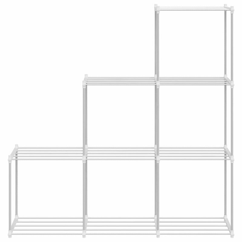 Casa si Gradina - Mobilier - Biblioteci si rafturi - Rafturi - Raft de depozitare cu raft alb 43 x 27 x 90 cm Aluminiu - Infinity.ro