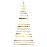 Casa si Gradina - Decoratiuni - Decoratiuni de sezon - Brad de Craciun cu 130 LED natural 210 cm lemn masiv de frasin - Infinity.ro