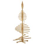 Casa si Gradina - Decoratiuni - Decoratiuni de sezon - Brad de Craciun din lemn Maro 210 cm Lemn masiv de pin - Infinity.ro