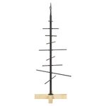 Casa si Gradina - Decoratiuni - Decoratiuni de sezon - Pom de Craciun din metal Negru 90 cm Otel vopsit in pulbere - Infinity.ro