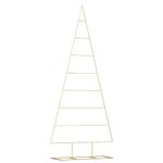 Casa si Gradina - Decoratiuni - Decoratiuni de sezon - Pom de Craciun din metal Auriu 210 cm Otel vopsit in pulbere - Infinity.ro