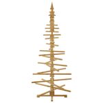 Casa si Gradina - Decoratiuni - Decoratiuni de sezon - Brad de Craciun din lemn Maro 210 cm Lemn masiv de pin - Infinity.ro