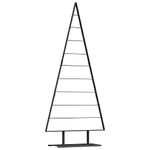 Casa si Gradina - Decoratiuni - Decoratiuni de sezon - Pom de Craciun din metal cu suport Negru 210 cm Otel - Infinity.ro