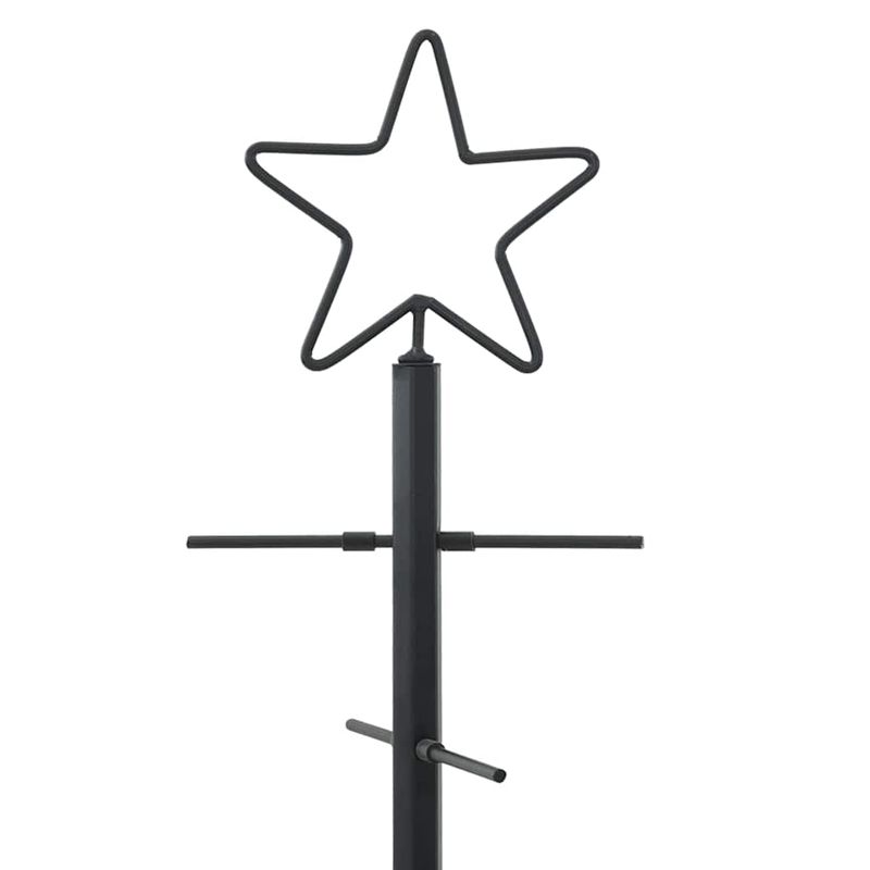 Casa si Gradina - Decoratiuni - Decoratiuni de sezon - Pom de Craciun din metal Negru 90 cm Otel vopsit in pulbere - Infinity.ro