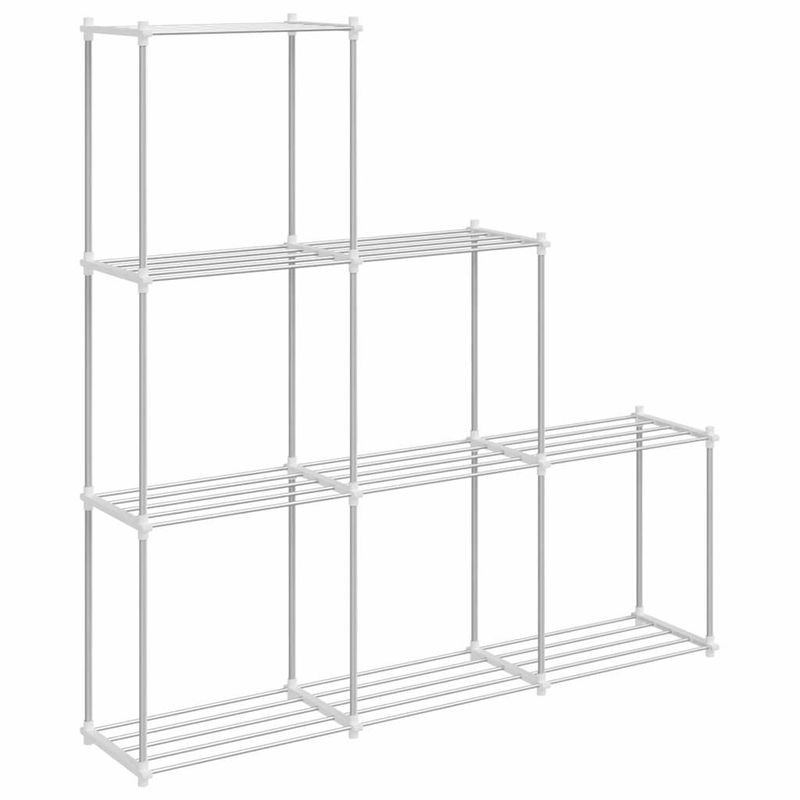 Casa si Gradina - Mobilier - Biblioteci si rafturi - Rafturi - Raft de depozitare cu raft alb 43 x 27 x 90 cm Aluminiu - Infinity.ro