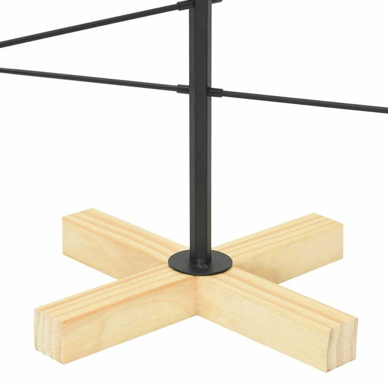 Casa si Gradina - Decoratiuni - Decoratiuni de sezon - Pom de Craciun din metal Negru 90 cm Otel vopsit in pulbere - Infinity.ro
