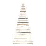 Casa si Gradina - Decoratiuni - Decoratiuni de sezon - Brad de Craciun cu 130 LED natural 210 cm lemn masiv de frasin - Infinity.ro