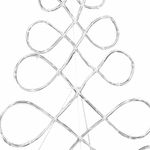 Casa si Gradina - Decoratiuni - Decoratiuni de sezon - Lumina in forma unui brad de Craciun Multicolour 80 x 56 cm PVC - Infinity.ro