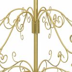 Casa si Gradina - Decoratiuni - Decoratiuni de sezon - Pom de Craciun din metal Auriu 215 cm Otel vopsit in pulbere - Infinity.ro