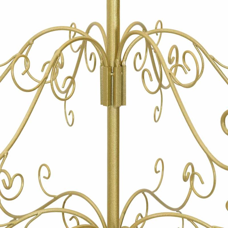Casa si Gradina - Decoratiuni - Decoratiuni de sezon - Pom de Craciun din metal Auriu 215 cm Otel vopsit in pulbere - Infinity.ro