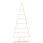 Casa si Gradina - Decoratiuni - Decoratiuni de sezon - Pom de Craciun din metal Auriu 180 cm Otel vopsit in pulbere - Infinity.ro