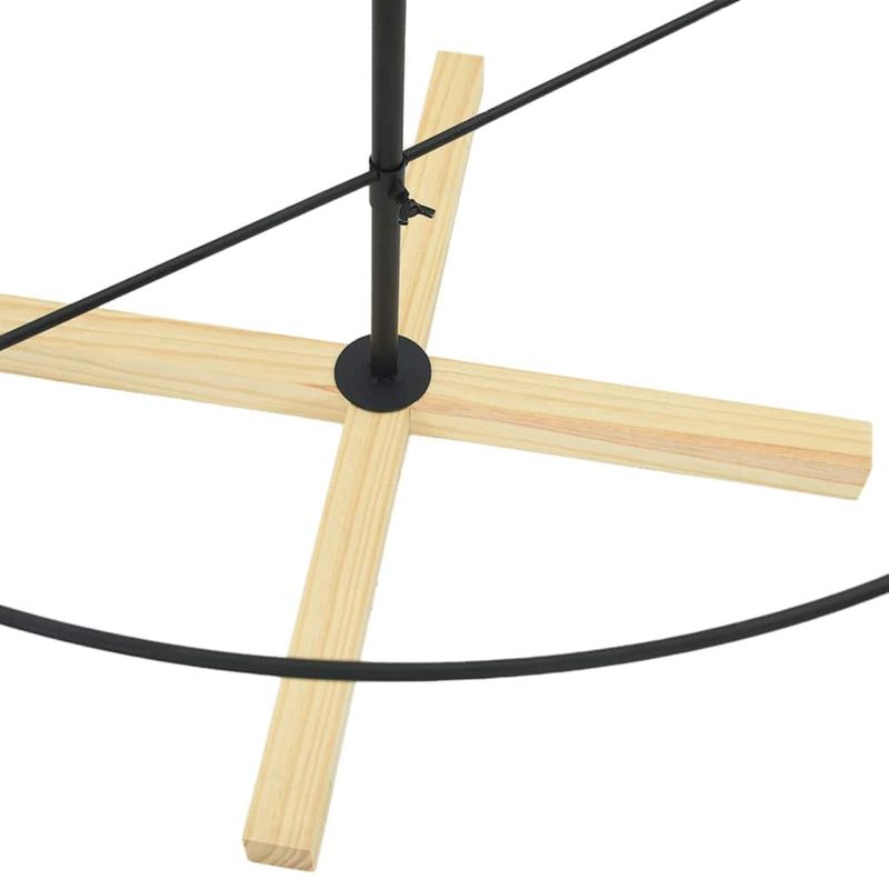 Casa si Gradina - Decoratiuni - Decoratiuni de sezon - Brad de Craciun in Forma de Con cu suport Negru 180 cm Otel - Infinity.ro