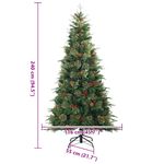Casa si Gradina - Decoratiuni - Decoratiuni de sezon - Brad de Craciun artificial cu ramuri articulare Verde 240 cm - Infinity.ro