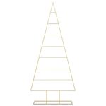 Casa si Gradina - Decoratiuni - Decoratiuni de sezon - Pom de Craciun din metal Auriu 180 cm Otel vopsit in pulbere - Infinity.ro