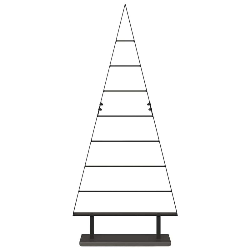 Casa si Gradina - Decoratiuni - Decoratiuni de sezon - Pom de Craciun din metal cu suport Negru 125 cm Otel - Infinity.ro