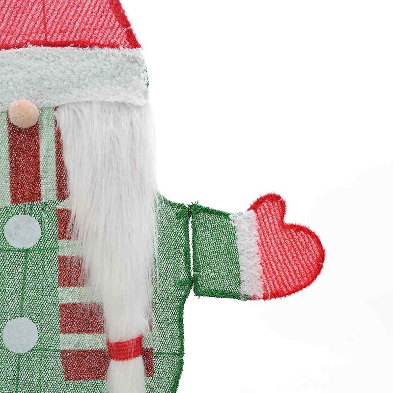 Casa si Gradina - Decoratiuni - Decoratiuni de sezon - Gnom Iluminat Alb cald 71 x 64 cm Material din Sclipici - Infinity.ro