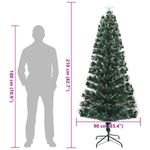 Casa si Gradina - Decoratiuni - Decoratiuni de sezon - Brad de Craciun artificial Verde 210 cm PVC - Infinity.ro