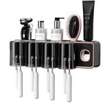 Casa si Gradina - Sanitare - Suporturi si accesorii baie - Suporturi baie - Distribuitor pasta de dinti cu suport periuta de dinti, organizator suspendat cu pahare - Infinity.ro