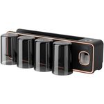 Casa si Gradina - Sanitare - Suporturi si accesorii baie - Suporturi baie - Distribuitor pasta de dinti cu suport periuta de dinti, organizator suspendat cu pahare - Infinity.ro