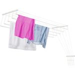 Market - Spalare si intretinere rufe - Uscatoare de rufe si accesorii - Uscator de plafon pentru rufe 5 TIJE 180 CM, robust pentru baie, balcon sau alt spatiu - Infinity.ro