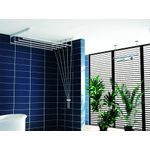 Market - Spalare si intretinere rufe - Uscatoare de rufe si accesorii - Uscator de plafon pentru rufe 5 TIJE 180 CM, robust pentru baie, balcon sau alt spatiu - Infinity.ro