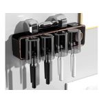 Casa si Gradina - Sanitare - Suporturi si accesorii baie - Suporturi baie - Distribuitor pasta de dinti cu suport periuta de dinti, organizator suspendat cu pahare - Infinity.ro