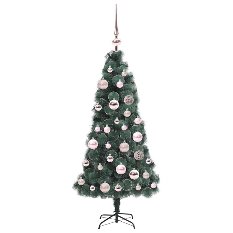 Casa si Gradina - Decoratiuni - Decoratiuni de sezon - Brad artificial pre-iluminat de Craciun cu set de globuri - Infinity.ro