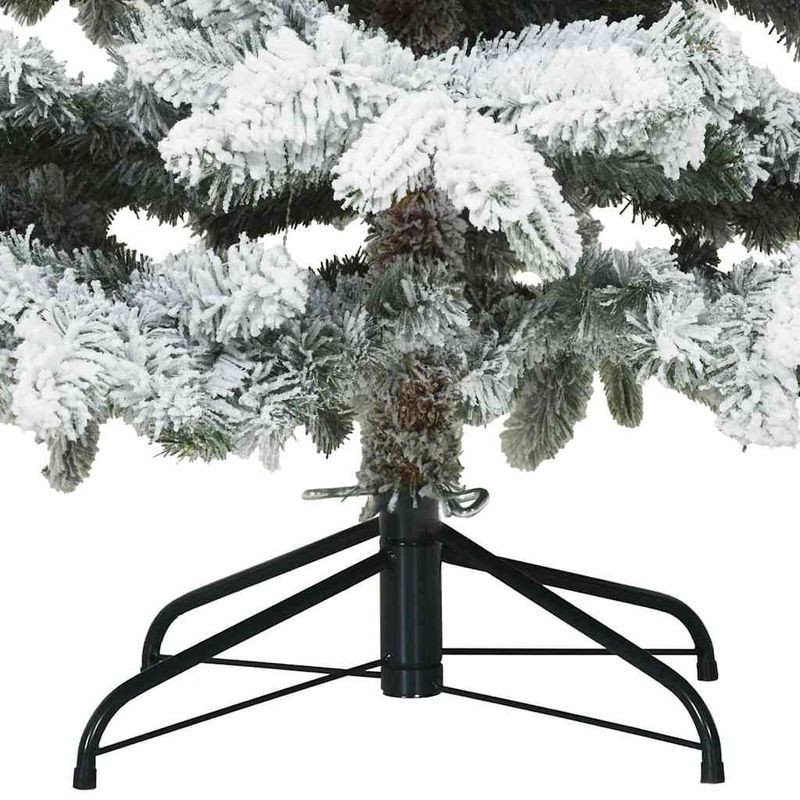Casa si Gradina - Decoratiuni - Decoratiuni de sezon - Brad de Craciun artificial cu 300 LED Verde 180 cm PE si PVC - Infinity.ro