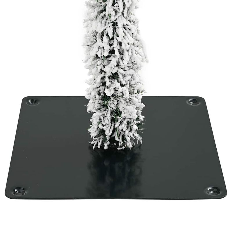 Casa si Gradina - Decoratiuni - Decoratiuni de sezon - Brad de Craciun cu 300 LED cu suport Alb 210 cm PE si Otel - Infinity.ro