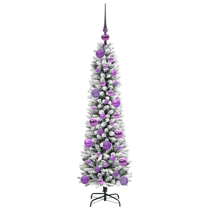 Casa si Gradina - Decoratiuni - Decoratiuni de sezon - Brad de Craciun artificial cu 150 LED Verde si alb 120 cm - Infinity.ro