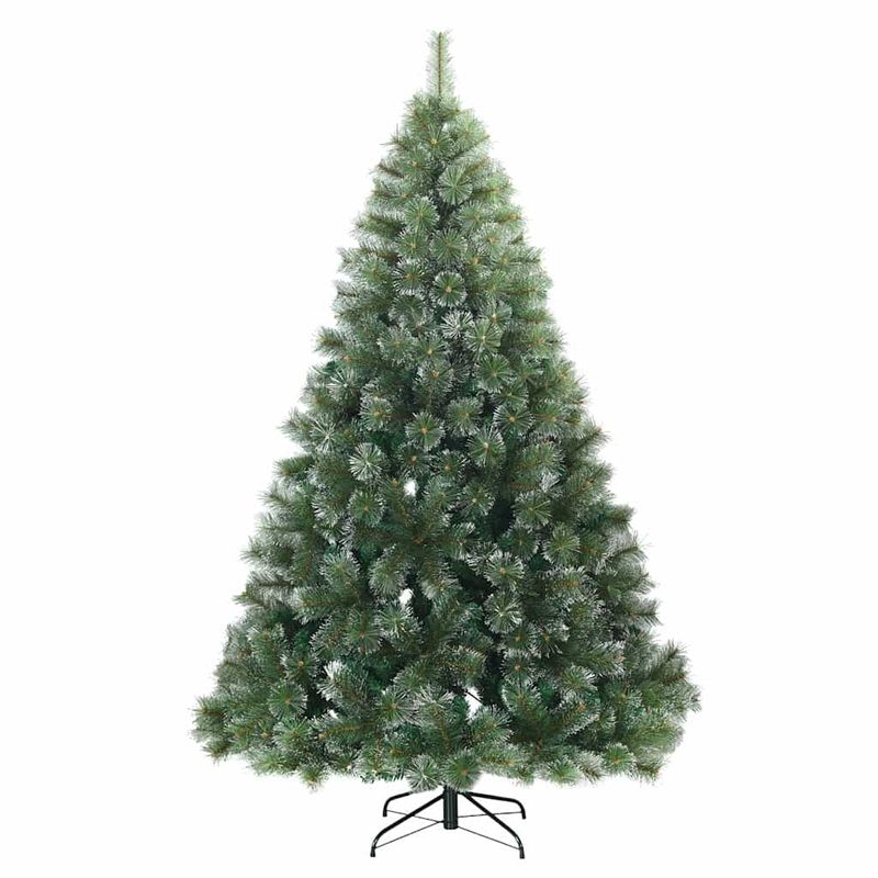 Casa si Gradina - Decoratiuni - Decoratiuni de sezon - Brad de Craciun artificial cu 300 LED Verde 180 cm PE si PVC - Infinity.ro