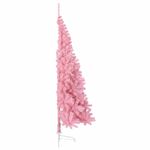 Casa si Gradina - Decoratiuni - Decoratiuni de sezon - Pom de Craciun artificial pre-iluminat Roz 210 cm PVC - Infinity.ro