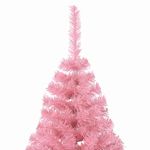 Casa si Gradina - Decoratiuni - Decoratiuni de sezon - Pom de Craciun artificial pre-iluminat Roz 210 cm PVC - Infinity.ro