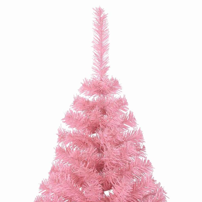 Casa si Gradina - Decoratiuni - Decoratiuni de sezon - Pom de Craciun artificial pre-iluminat Roz 210 cm PVC - Infinity.ro