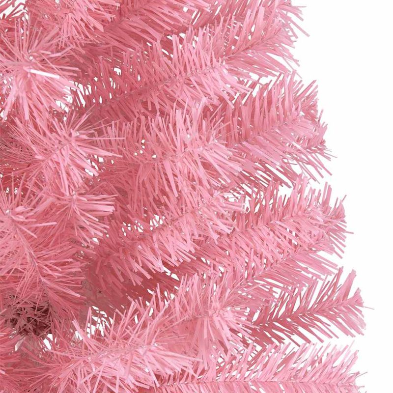 Casa si Gradina - Decoratiuni - Decoratiuni de sezon - Pom de Craciun artificial pre-iluminat Roz 210 cm PVC - Infinity.ro