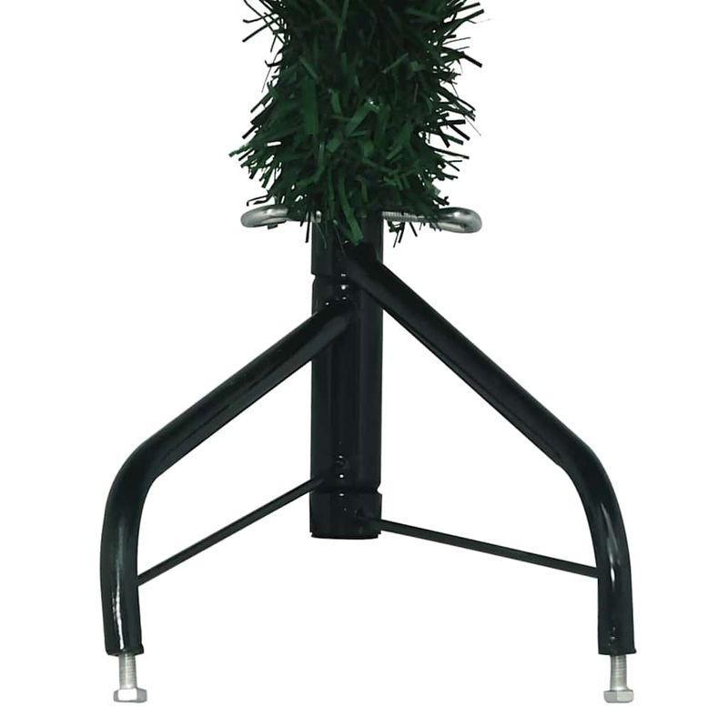 Casa si Gradina - Decoratiuni - Decoratiuni de sezon - Pom de Craciun Artificial pentru Colt Verde 210 cm PVC si Metal - Infinity.ro