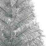 Casa si Gradina - Decoratiuni - Decoratiuni de sezon - Pom de Craciun artificial pre-iluminat Argintiu 150 cm PET - Infinity.ro
