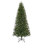 Casa si Gradina - Decoratiuni - Decoratiuni de sezon - Brad de Craciun artificial cu 300 LED Verde 240 cm PE si PVC - Infinity.ro