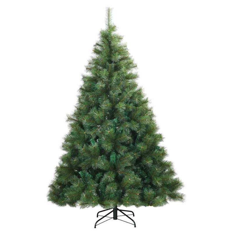 Casa si Gradina - Decoratiuni - Decoratiuni de sezon - Brad de Craciun artificial cu 300 LED Verde 180 cm PE si PVC - Infinity.ro