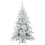 Casa si Gradina - Decoratiuni - Decoratiuni de sezon - Brad de Craciun artificial cu ramuri articulare 210 cm PVC - Infinity.ro