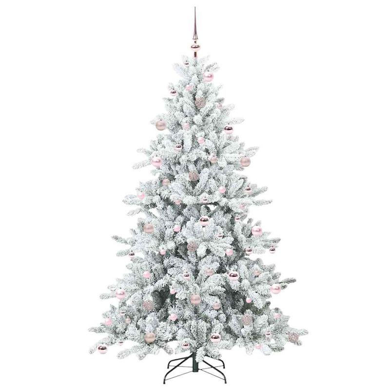 Casa si Gradina - Decoratiuni - Decoratiuni de sezon - Brad de Craciun artificial cu ramuri articulare 210 cm PVC - Infinity.ro